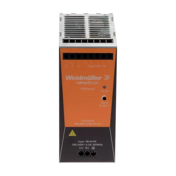 Axis 01726-001 componente switch Alimentazione elettrica (POWER SUPPLY DIN PS56 240W - DIN PS56 240 W, Power supply, - Black,Orange,Silver, 240 W, 100 - 240 V, 45 - 65 Hz, -25 - 70 ?C - Warranty: 60M