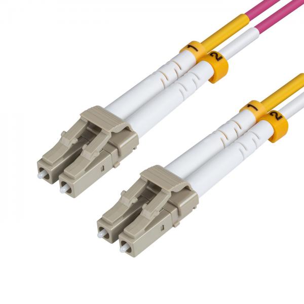Microconnect FIB440430P cavo InfiniBand e in fibra ottica 30 m LC Viola (Fiber Patch Cable - - LC/UPC-LC/UPC 30m OM4 MM - Duplex LSZH OD: 2mm, 0.3dB Erica Violet - Warranty: 300M)