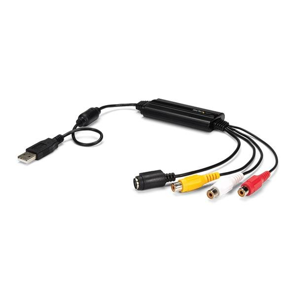 StarTech.com SVID2USB232 scheda di acquisizione video Composite + S-Video + RCA (USB VIDEO CAPTURE ADAPTER - - S VIDEO/COMPOSITE TO USB ADAPTER)