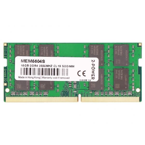 2-Power MEM5604S memoria 16 GB 1 x 16 GB DDR4 260-pin SO-DIMM (16GB DDR4 2666MHz CL19 SoDIMM)