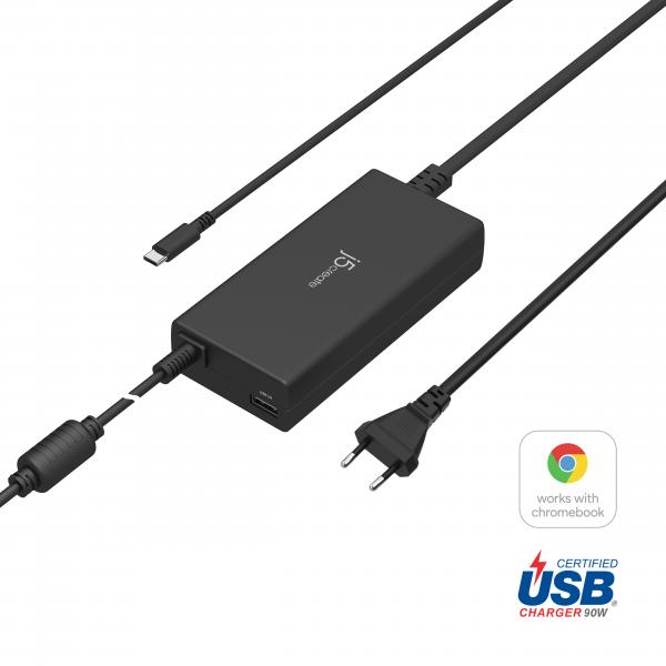j5create JUP2290C-EN Super caricature PD USB-C® a 100 W - UE (100W PD USB-C SUPER CHARGER - - EU)