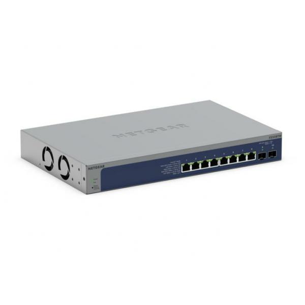 NETGEAR XS508TM Gestito L2/L3/L4 Grigio (8-PORT MULTI-GIGABIT SWITCH - 1Y INSIGHT MANAGED 2X SFP+ PORTS)