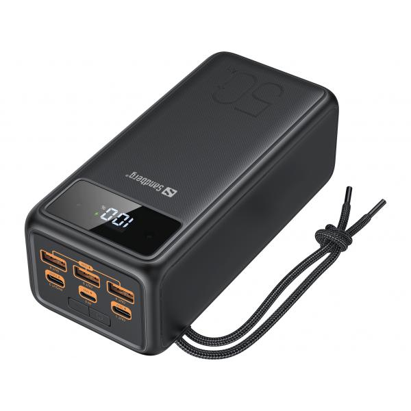 Sandberg 420-75 batteria portatile Ioni di Litio 50000 mAh Nero (Powerbank USB-C PD 130W 50000)