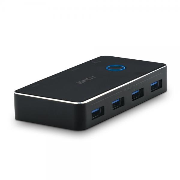 Lindy 43387 dati del computer switcher (USB 3.0 Sharing Switch 2:4)