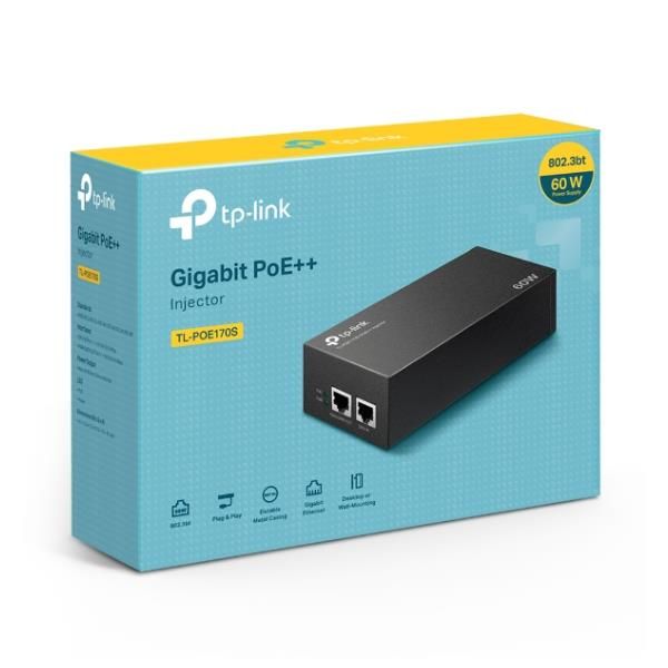 TP-Link Omada TL-POE170S Gigabit Ethernet (TP-LINK POE170S POE++ INJECTOR)