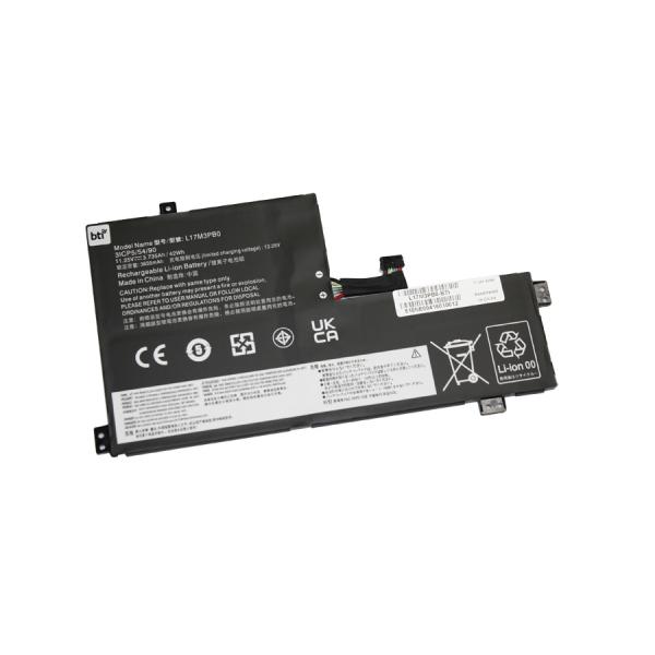 BTI L17M3PB0- ricambio per laptop Batteria (BTI 42Wh 3 cell 5B10W67306 compatible battery for LENOVO IDEAPAD 3 CB-14IGL05 82C1 IDEAPAD 3 CB-11IGL05 82BB IDEAPAD 3 CB-11IGL05 82BA)