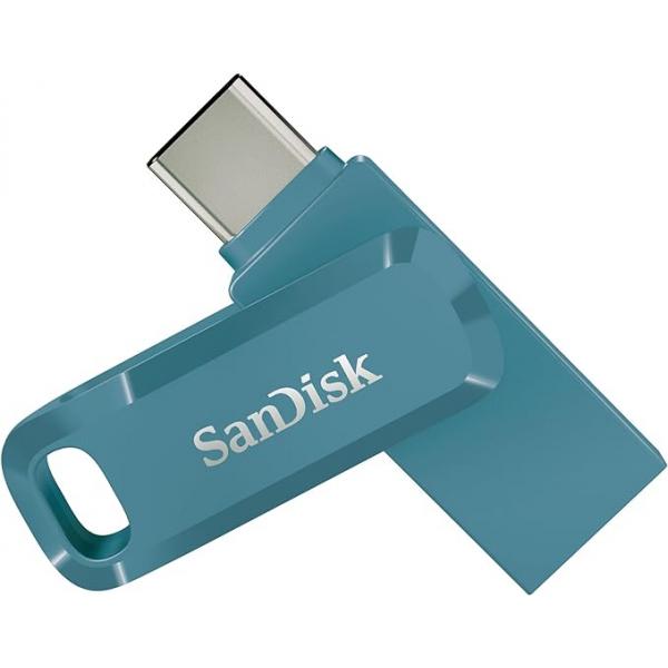 SanDisk Ultra Dual Drive Go USB 128GB unità flash USB USB Type-A / USB Type-C 3.2 Gen 1 [3.1 Gen 1] Blu (ULTRA DUAL DRIVE GO USB TYPE- C - NAVAGIOBAY GLOBAL 400MB/S 128GB)