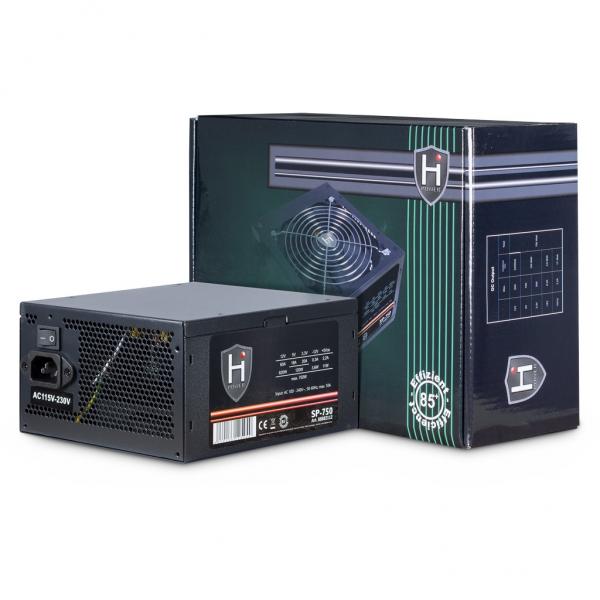 Inter-Tech HIPOWER SP-750 alimentatore per computer 750 W 20+4 pin ATX ATX Nero (HiPower SP-750 - str?mforsyning - 750W)