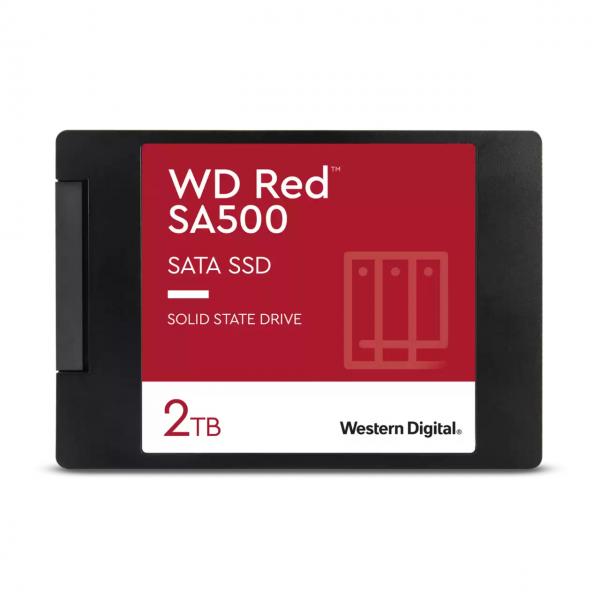 Western Digital Red WDS200T2R0A-68CKB0 drives allo stato solido 2 TB 2.5 SATA 3D NAND (HDSSD 2,5 2TB WD Red SA500 NAS SSD)