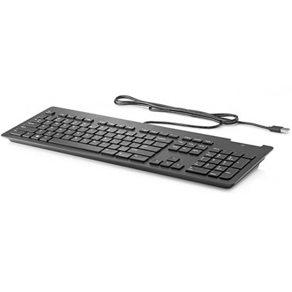 HP 911502-DX1 tastiera Ufficio USB Nero (Usb Slim Smartcard Ccid Kb - 911502-DX1, Full-size [100%], - 911502-DX1, Full-size [100%], USB, Mechanical, Black - Warranty: 6M)