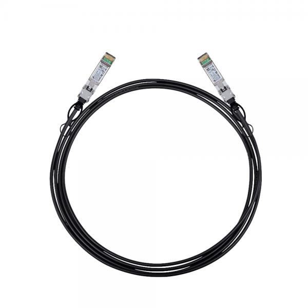 TP-Link Omada SM5220-3M cavo InfiniBand e in fibra ottica SFP+ DAC Nero (TP-Link SFP+ Direct Attach Cable 3m SM5220-3M)