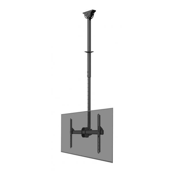 Neomounts CL35-440BL16L Supporto monitor/TV a soffitto 37-70 - alt. 106-156 cm (FLAT SCREEN CEILING MOUNT - [HEIGHT: 250-300 CM])