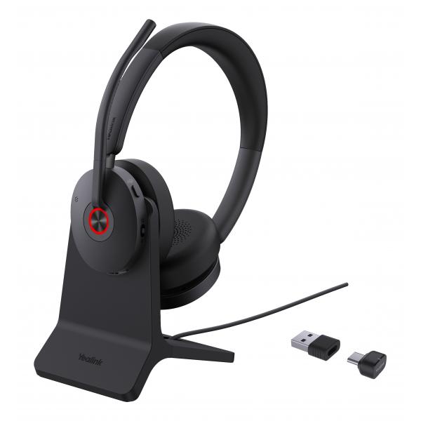 Yealink BH74 + Stand Teams USB-C/A Auricolare Wireless A Padiglione Ufficio USB Type-C / USB Type-A Bluetooth Base di ricarica Nero (YEALINK BH74 & STAND TEAMS USB-C/A)