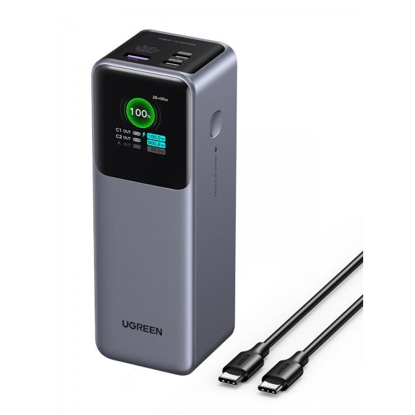 Ugreen 25000mAh 200W Fast Charging Powerbank Grigio (NEXODE 25000MAH 200W POWERBANK)