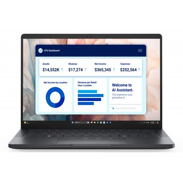 DELL Pro 13 Premium PA13250 Copilot+ PC Intel Core Ultra 7 268V Computer portatile 33,8 cm [13.3] Touch screen Quad HD+ 32 GB LPDDR5x-SDRAM 512 GB SSD Wi-Fi 7 [802.11be] Windows 11 Pro Tedesco Grigio