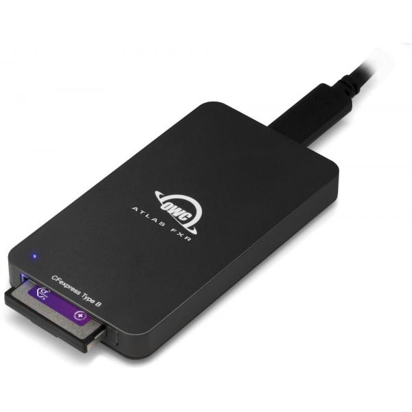 OWC Atlas FXR lettore di schede Thunderbolt 3/USB 3.2 Gen 2 [3.1 Gen 2] Nero (OWC OWC Atlas FXR Thunderbolt + USB CFExpressB Reader)