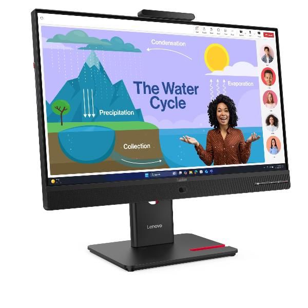 Lenovo ThinkVision T24D-4v Monitor (Lenovo ThinkVision T24D-4v - Monitor a LED - 1920 x 1080 Full HD [1080p] @ 120 Hz - IPS - 250 cd/m? - 1500:1 - 4 ms - HDMI, 2xDisplayPort, 2xUSB-C - altoparlanti -