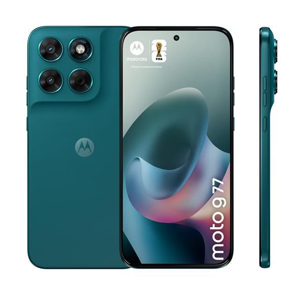 Motorola moto g77 Camera 108MP Dual SIM ibrida Android 16.0 5G USB tipo-C 8 GB 256 GB 5200 mAh Verde (Motorola XT2621-4 moto g77 Dual Sim 8+256GB pantone shaded spruce green)
