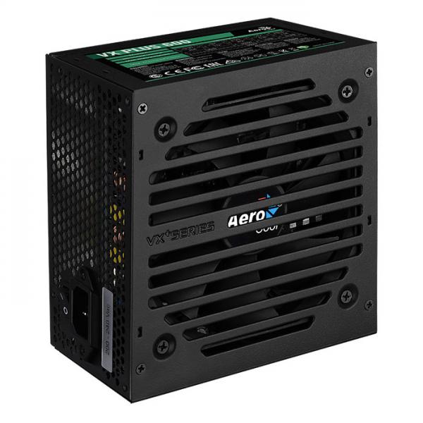 Aerocool VX PLUS 600 alimentatore per computer 600 W 20+4 pin ATX ATX Nero (Vx Plus 600 Power Supply Unit - 600 W 20+4 Pin Atx Atx Black - Warranty: 12M)