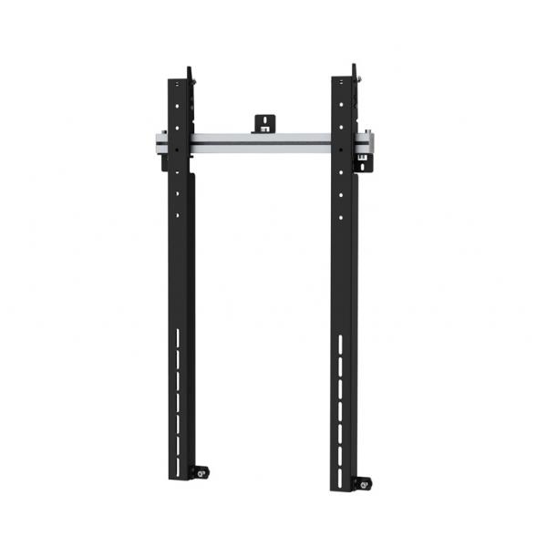 SMS Smart Media Solutions PW010003 Supporto per display espositivi 177,8 cm [70] Alluminio, Nero (MultiDisplay Wall Portrait)