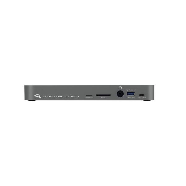 OWC OWCTB3DK14PSG replicatore di porte e docking station per laptop Cablato Thunderbolt 3 Grigio (OWC 14-Port Thunderbolt 3 Dock with Cable in Space Gray)