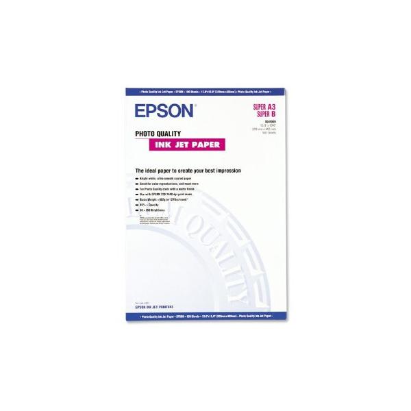 Epson Carta speciale [720/1440 dpi], finitura opaca (PHO QUALITY INKJETPAPER-A3P 100S 104)