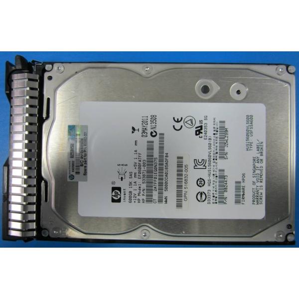 HPE 653952-001 disco rigido interno 600 GB 15000 Giri/min 3.5 SAS (600Gb SAS 15.00Rpm 3.5I nch - 653952-001, 3.5, 600 GB, - 15000 RPM - Warranty: 36M)