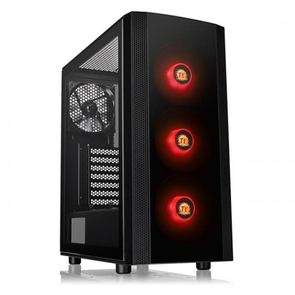 Thermaltake Versa J25 TG RGB Midi Tower Nero (Thermaltake Versa J25 - Tempered Glass)