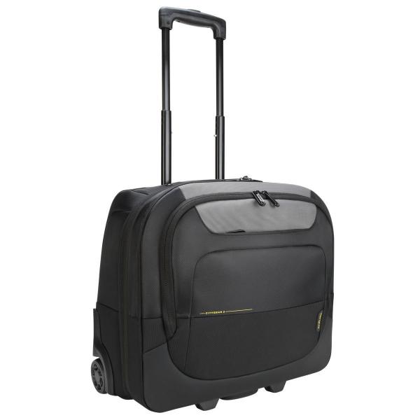Targus TCG717GL borsa per laptop 43,9 cm [17.3] Custodia trolley Nero (CITYGEAR 17.3 ROLLER BLK/GRY)