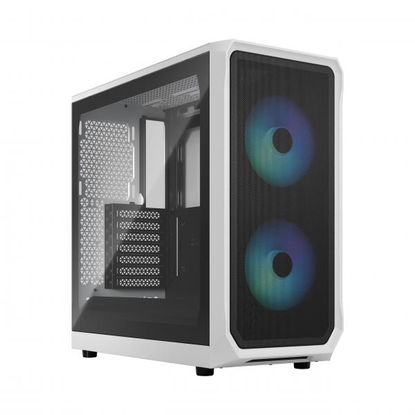 Fractal Design Focus 2 Bianco (FOCUS 2 RGB WHITE TG CASE)