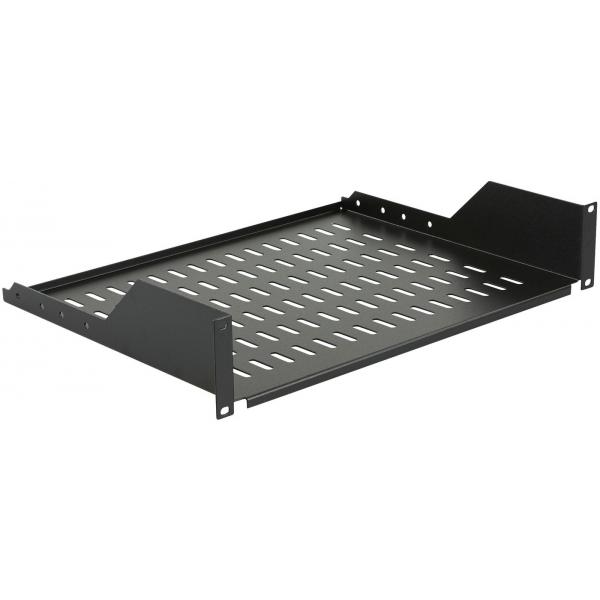 Lanview RAS210BL porta accessori Mensola regolabile (2U 19 D=350mm RACK MOUNT - SHELF BLACK - Warranty: 60M)