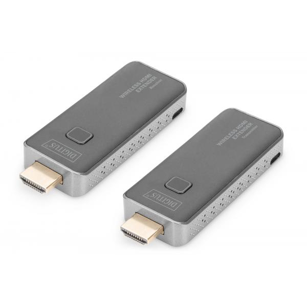Digitus Set di estensori HDMI wireless, 50 m, 1080p/60Hz (HDMI EXTENDER SET 50 M 1080P/60HZ)