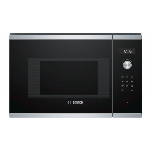 Bosch Serie 6 BFL524MS0 forno a microonde Nero, Acciaio inox Solo microonde Da incasso 20 L 800 W (Bosch Serie § 6 BFL524MS0 - mikrob?lge)