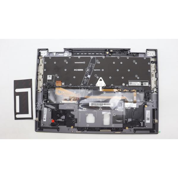 Lenovo 5M11H62418 ricambio per laptop Cover + keyboard (MECH_ASM BL KB GY FPR WW GER - CHY - Warranty: 3M)