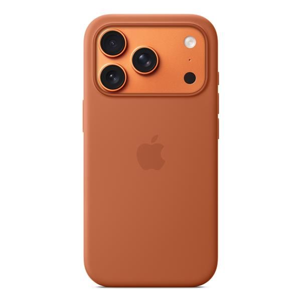 Apple Custodia MagSafe in silicone per iPhone 17 Pro - Terracotta (Apple - Back cover for mobile phone - MagSafe compatibility - silicone - terracotta - for iPhone 17 Pro)