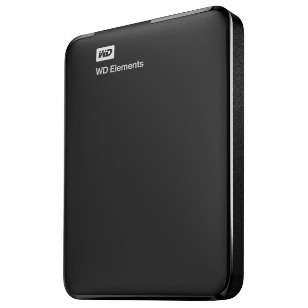 Western Digital Elements Portable disco rigido esterno 2 TB 5400 Giri/min 2.5 Micro-USB B 3.2 Gen 2 [3.1 Gen 2] Nero (WD Elements 2TB SE 2,5 HDD USB3.0)