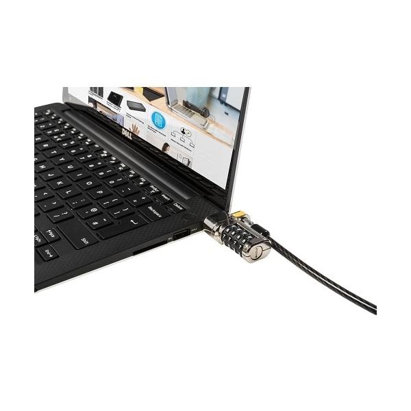 DELL 461-AAEU cavo di sicurezza Nero, Acciaio inox 1,8 m (461-AAEU cable lock Black, - Chrome 1.8 m - Warranty: 12M)