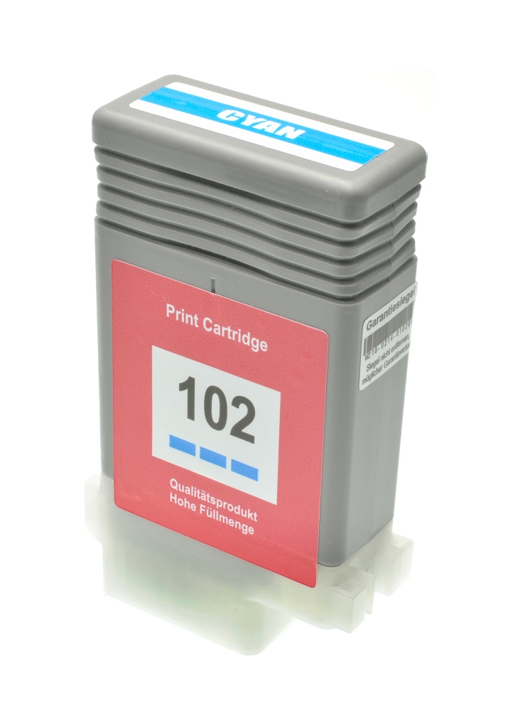 (Compatibile)Cartuccia comp. per Canon PFI-102c ciano 0896B001 ink pigmentato