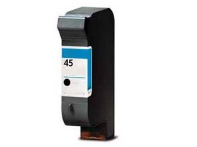 (Compatibile)51645AE Cartuccia nuova compatibile per HP 45 nero visualizza livello inchiostro