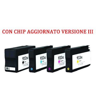 (Compatibile)Cartuccia per HP 933XL CN054AE ciano 825pag con chip aggiornato versione III