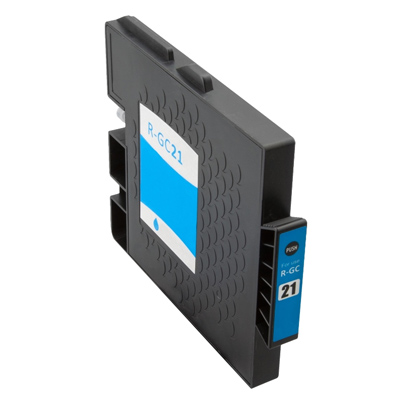 (Compatibile)Cartuccia comp. Per RICOH GC-21 405533 ciano