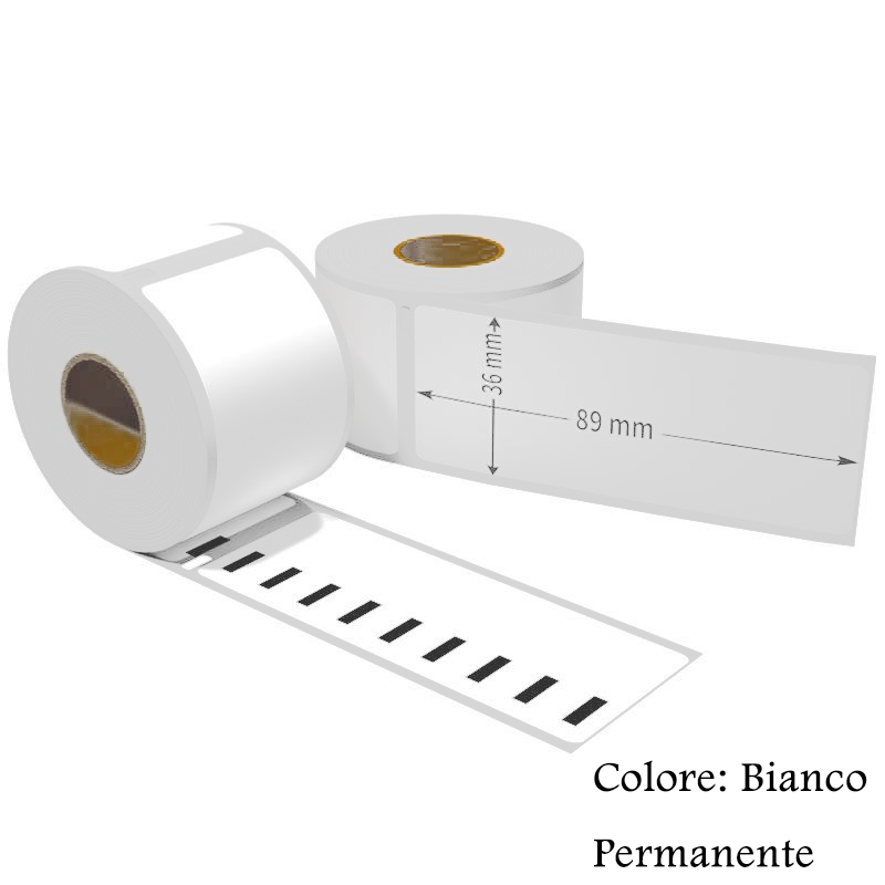 (Compatibile)Etichette adesive permanente per DYMO DM-99012 S0722400 89mm*36mm 260pz