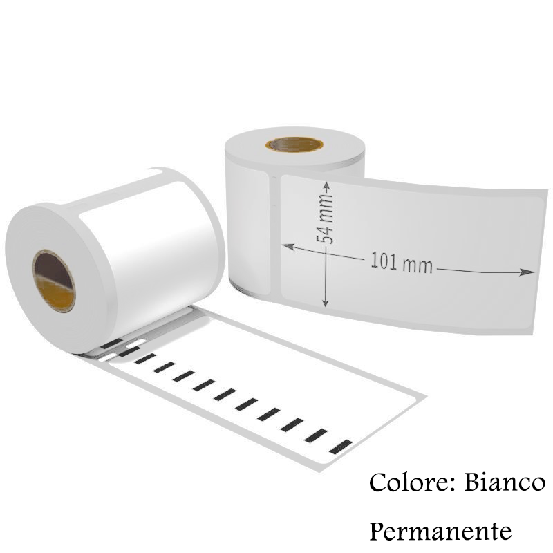 (Compatibile)Etichette adesive permanente per DYMO DM-99014 S0722430 101mm*54mm 220pz