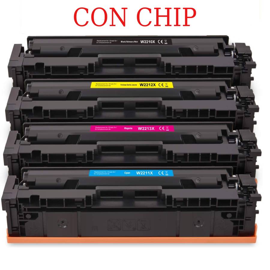 (Compatibile)CON CHIP Toner compatibile per HP MFP M283 W2211X 207X ciano 2450pag.