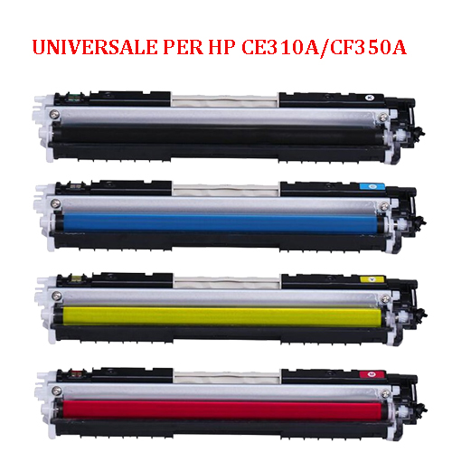 (Compatibile)Toner Universale per HP CE310A CF350A CANON 729 nero 1100pag.