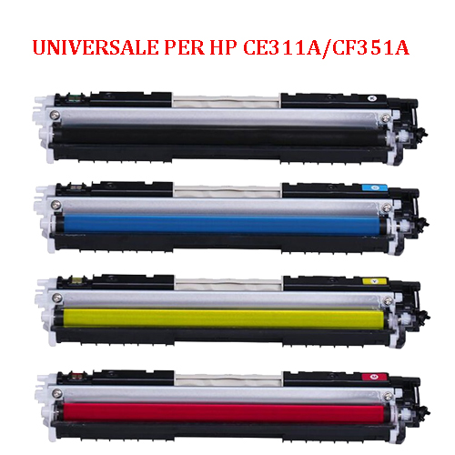 (Compatibile)Toner Universale per HP CE311A CF351A CANON 729 CIANO 950pag.