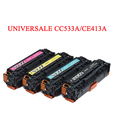 (Compatibile)Toner rigenerato universale per HP CC533A 304A CE413A 305A CF383A magenta 2800pag.