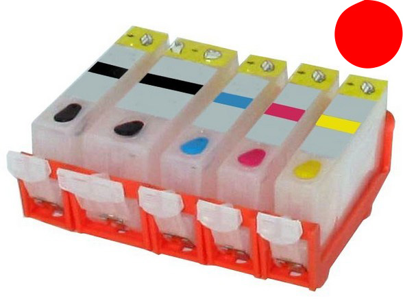 (Compatibile)Cartuccia ricaricabile vuota .per Canon CLI-526 magenta con chip autoreset