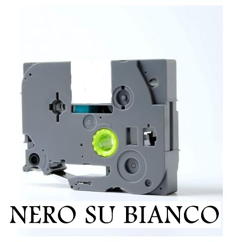 (Compatibile)9mm x 7m Nastro laminato compatibile per Dymo S0720680 (40913/41913) nero su bianco