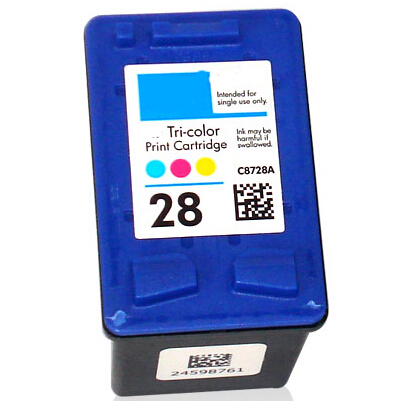 (Compatibile)C8728AE Cartuccia rigenerata per HP 28 colori 1100pag.
